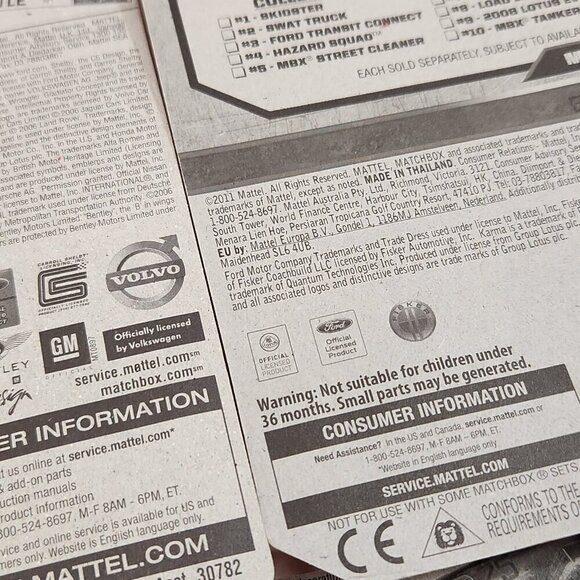 Matchbox Ford Transit Vans Taxi MBX Metal Diecast Cars Lot of 5 New MOC - Picture 16 of 16